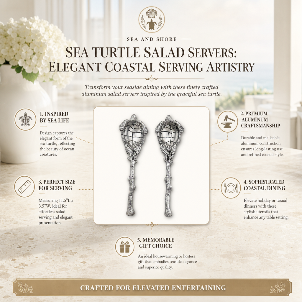 Sea Turtle Salad Servers 16