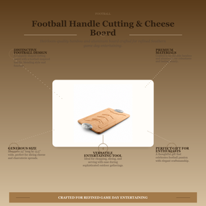 Football Handle Cutting / Cheese Board 10