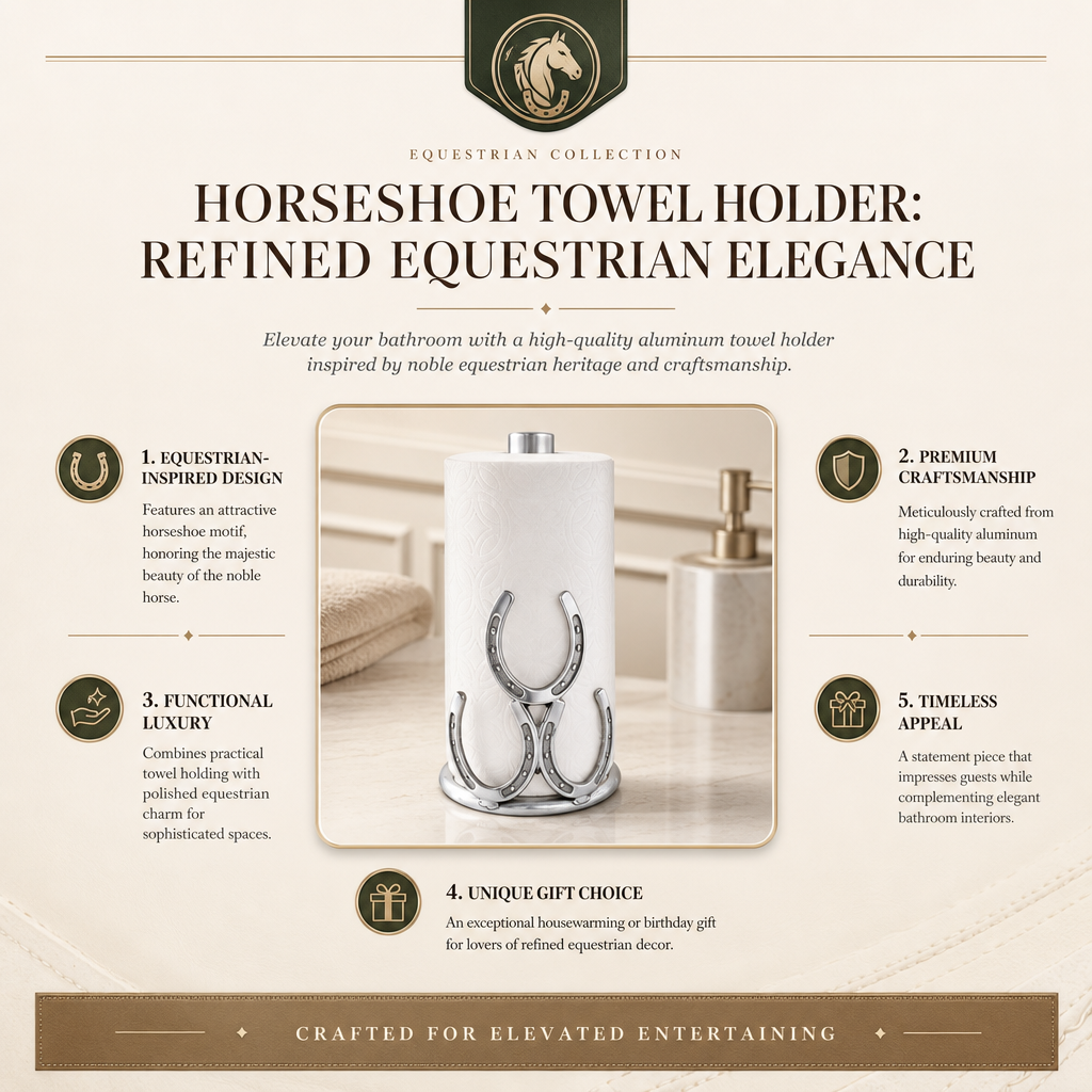 Horseshoe Towel Holder 1