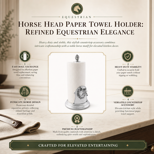 Horse Head Paper Towel Holder 12
