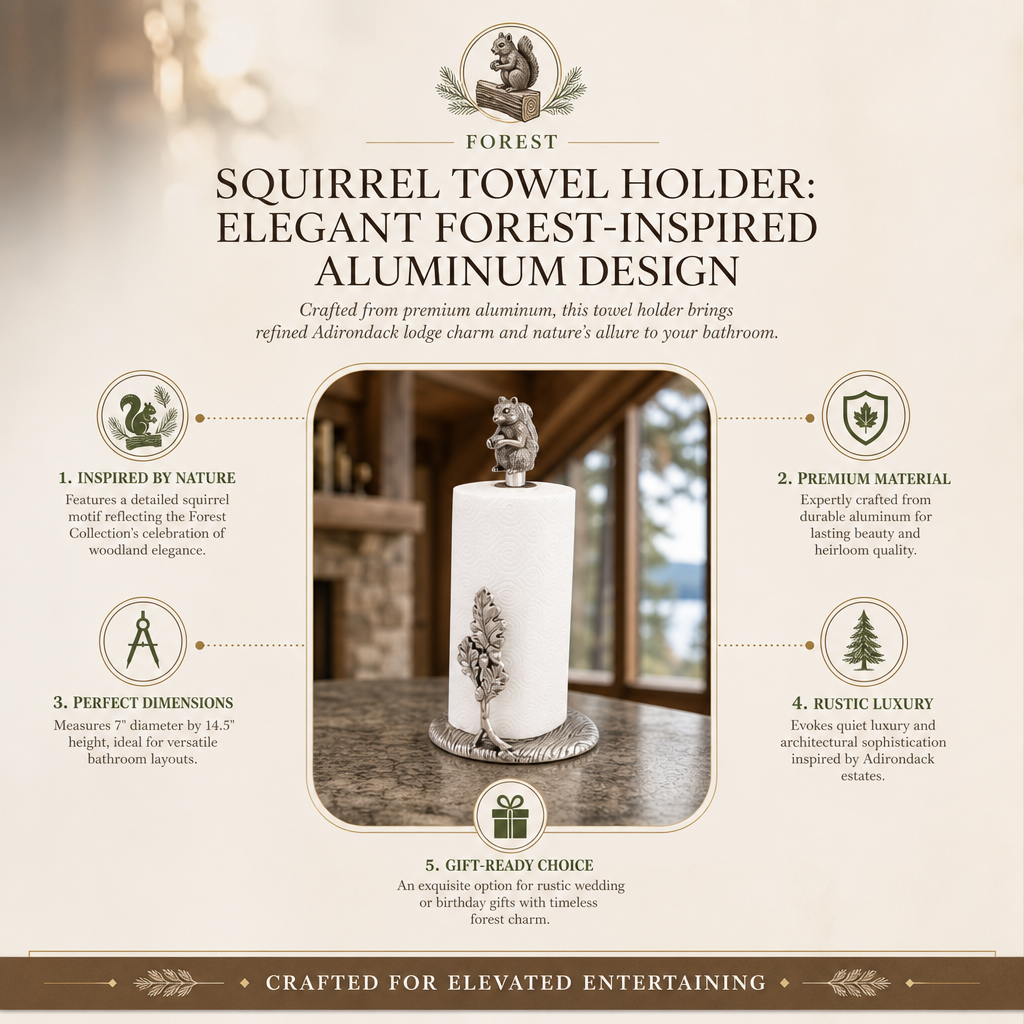 Squirrel Towel Holder 11