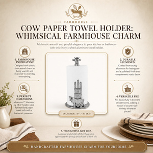 Cow Paper Towel Holder 17
