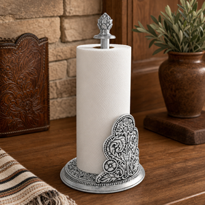 Concho Pattern Paper Towel Holder 3