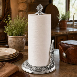 Concho Pattern Paper Towel Holder 6