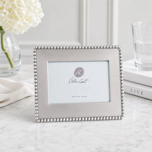 Engravable Beaded Photo Frame 4x6 3
