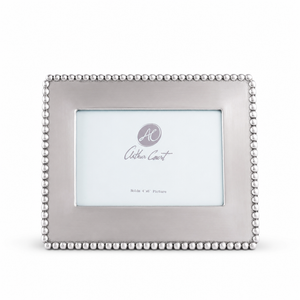 Engravable Beaded Photo Frame 4x6 8
