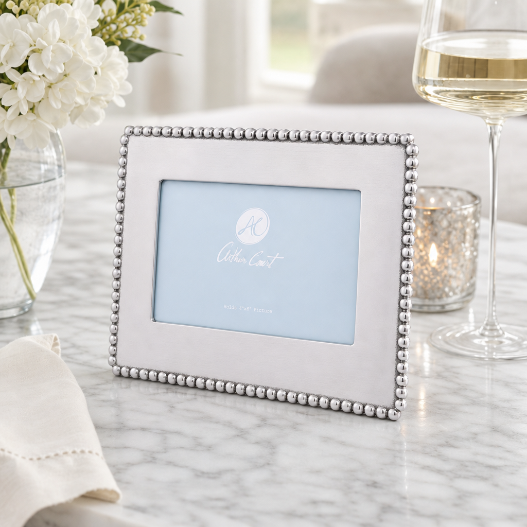 Engravable Beaded Photo Frame 4x6 6