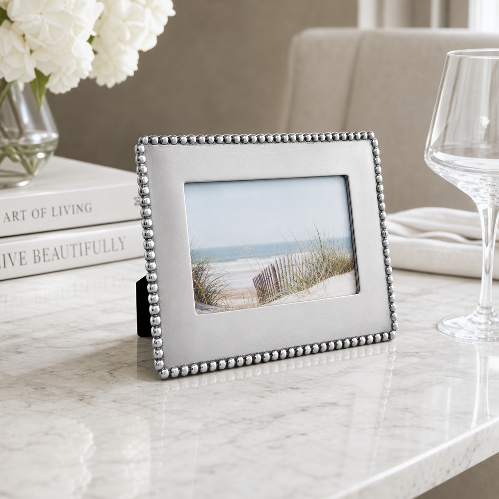 Engravable Beaded Photo Frame 4x6 7