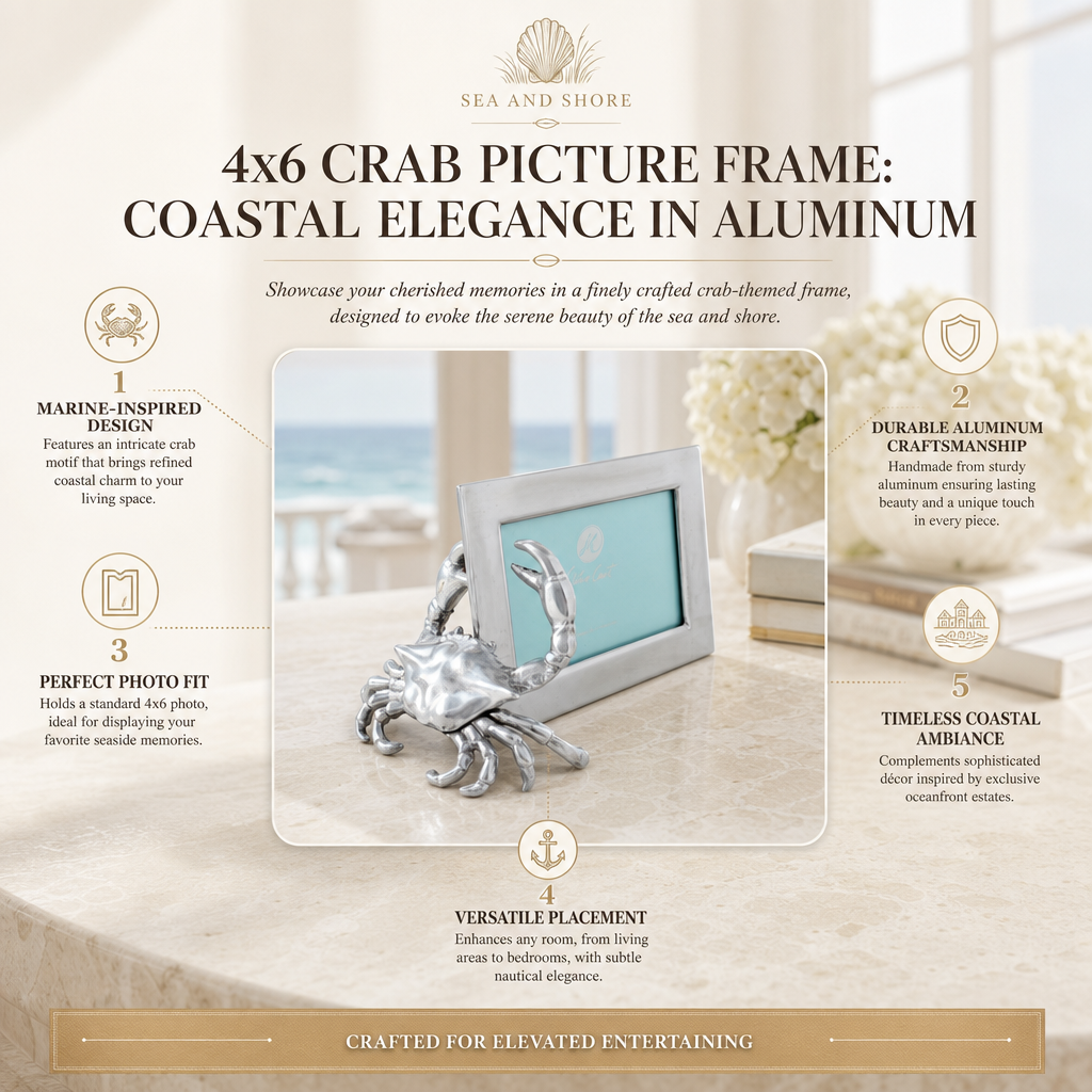 4x6 Crab Picture Frame 14