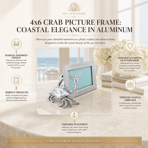 4x6 Crab Picture Frame 14