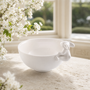 Porcelain Climbing Bunny Candy / Dip Bowl 5