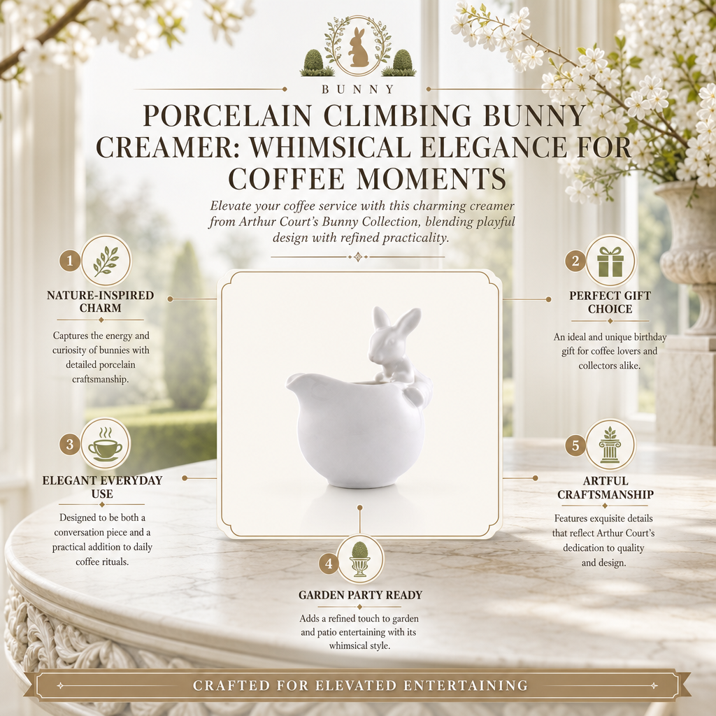 Porcelain Climbing Bunny Creamer 11