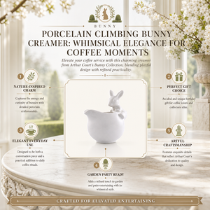 Porcelain Climbing Bunny Creamer 11