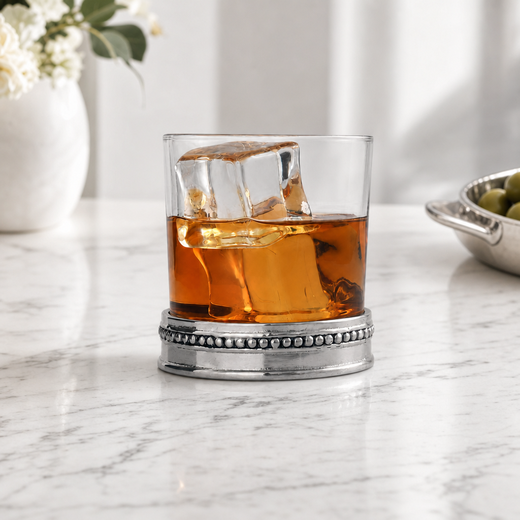 Beaded Bar Glasses Set of 4 3