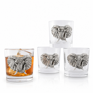 Elephant Bar Glasses Set of 4 1