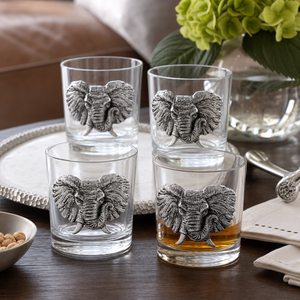 Elephant Bar Glasses Set of 4 7