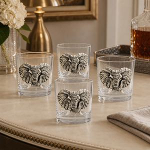 Elephant Bar Glasses Set of 4 4