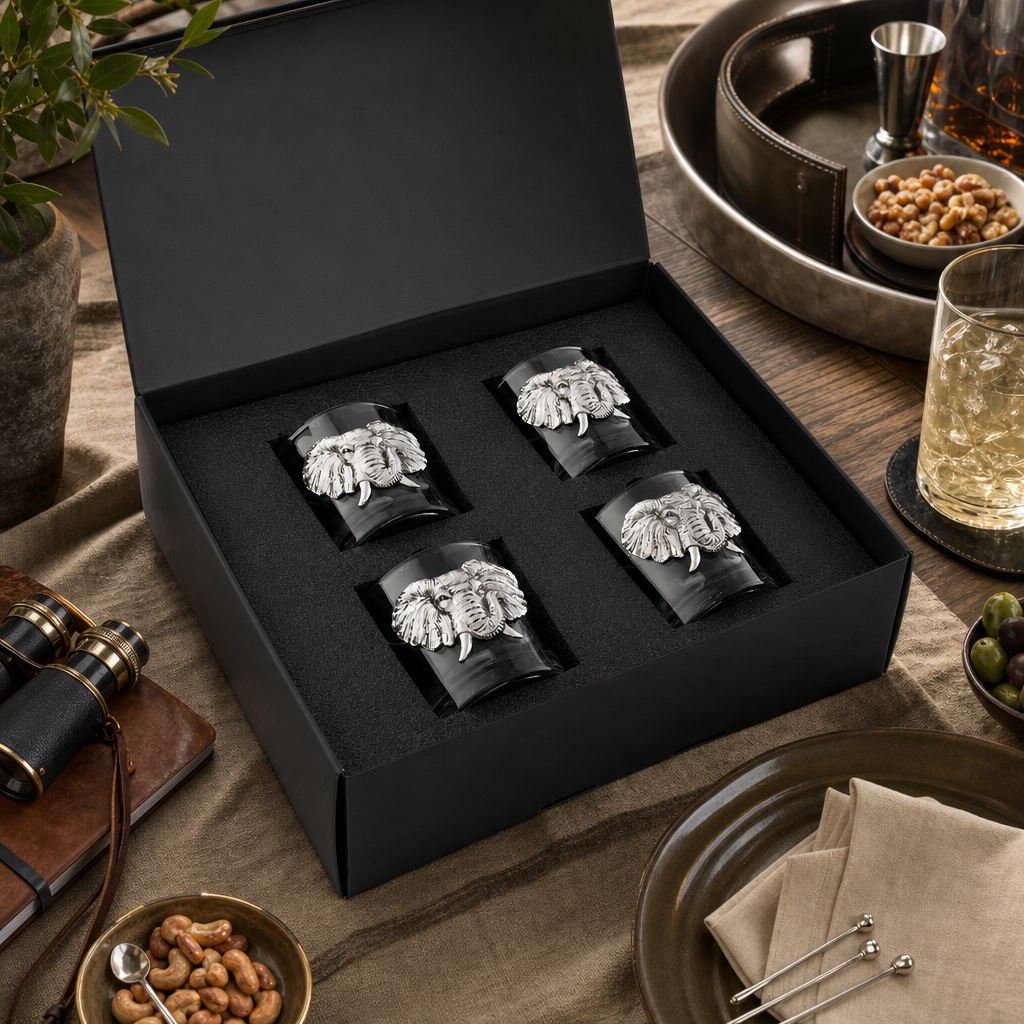 Elephant Bar Glasses Set of 4 9