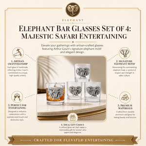 Elephant Bar Glasses Set of 4 11