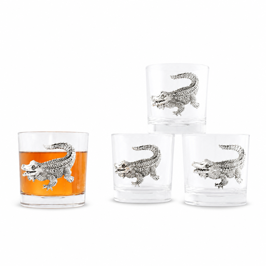 Alligator Bar Glasses Set of 4 1
