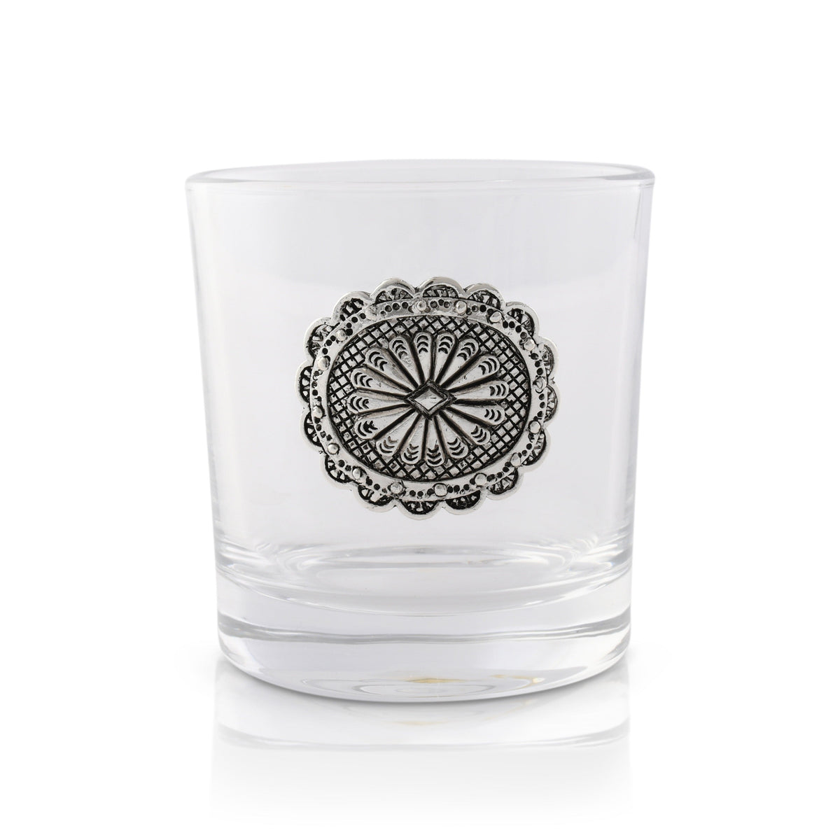 Western Concho Bar Glasses Set of 4 13