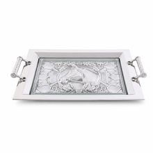 Equestrian Horse Glass Top Serving Tray 1