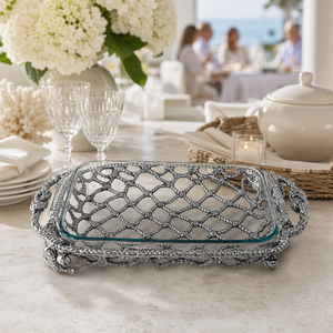 Crab and Net Casserole 3 Quart Holder 7