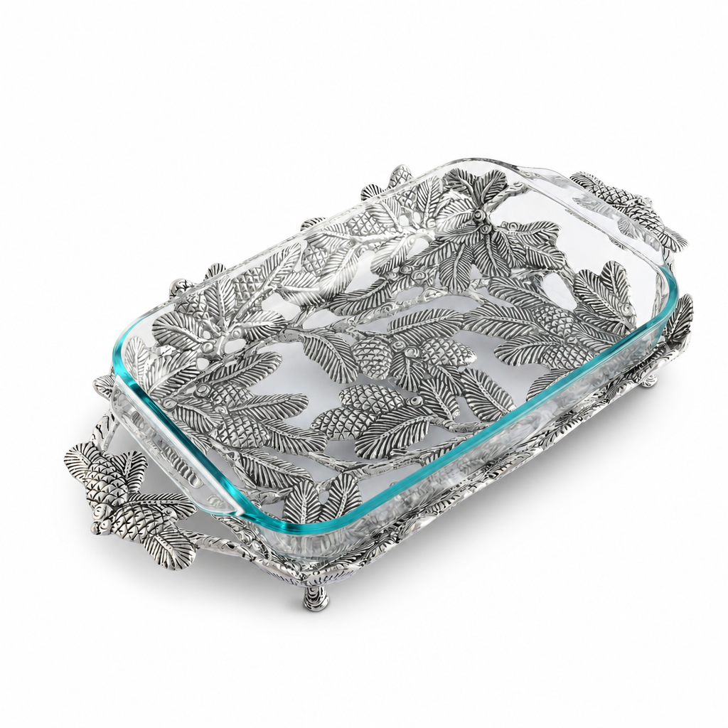 Pine Cone Forest Casserole 3 Quart Holder 1