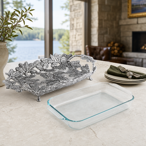 Pine Cone Forest Casserole 3 Quart Holder 6