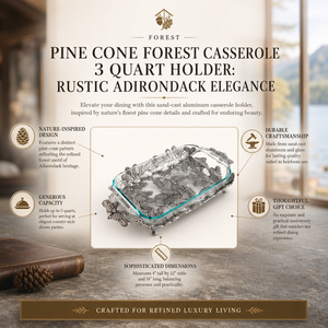 Pine Cone Forest Casserole 3 Quart Holder 3