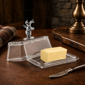 Glass Butter Dish - Elk 2