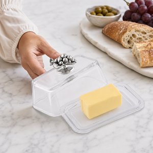 Glass Butter Dish - Grape 4
