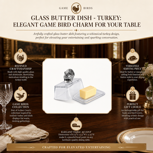 Glass Butter Dish - Turkey 17