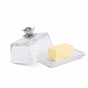 Glass Butter Dish - Magnolia 1