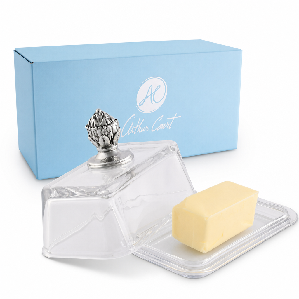 Glass Butter Dish - Concho 1