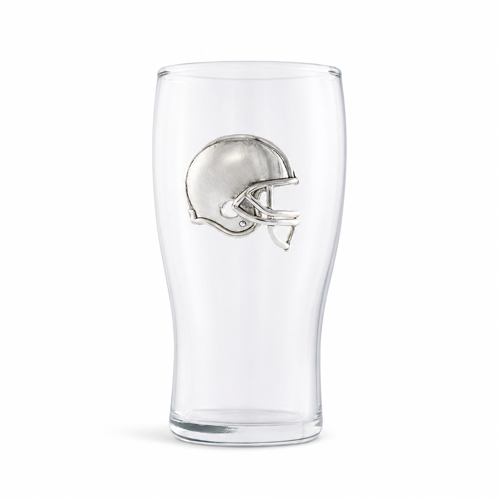 Football Beer Pint Glasses - Set of 4 1