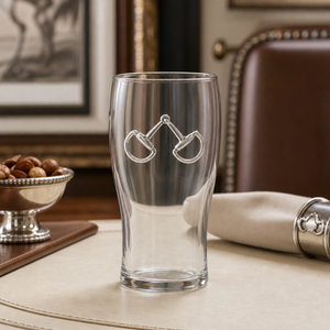 Equestrian Bit Beer Pint Glasses - Set of 4 4