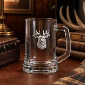 Elk Head Beer Mugs - Set of 2 5