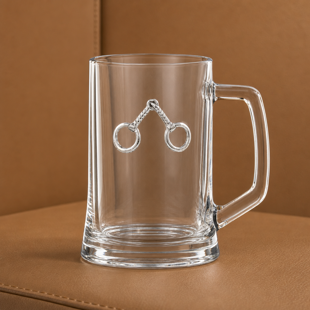 Equestrian Bit Beer Mugs - Set of 2 1