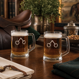 Equestrian Bit Beer Mugs - Set of 2 6