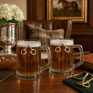 Equestrian Bit Beer Mugs - Set of 2 7
