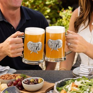 Elephant Beer Mugs - Set of 2 6