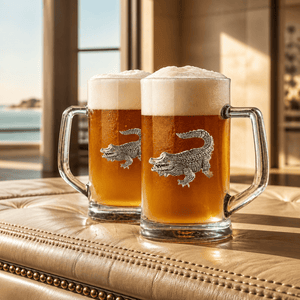Alligator Beer Mugs - Set of 2 6