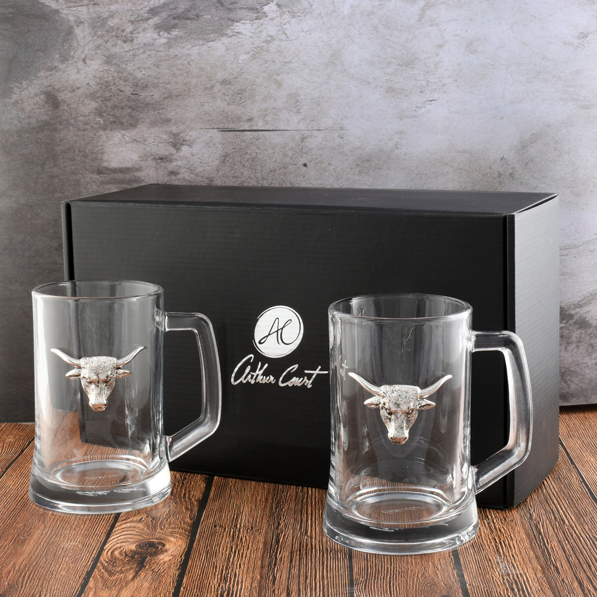 Longhorn Beer Mugs - Set of 2 11