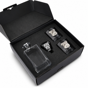 Bulldog Decanter Set with Glasses 8