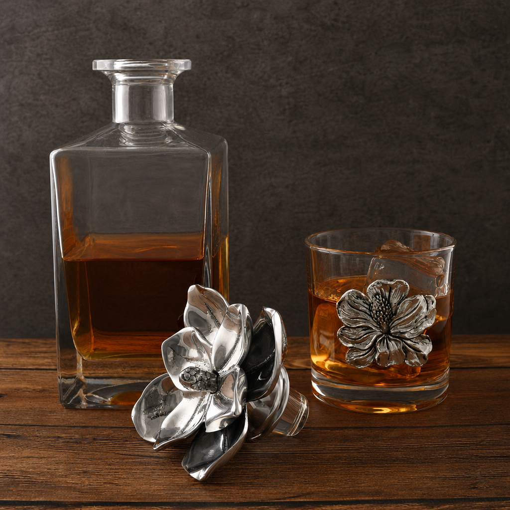 Magnolia Decanter Set with Glasses 9