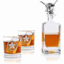 Longhorn Decanter Set with Pair of Glasses 1