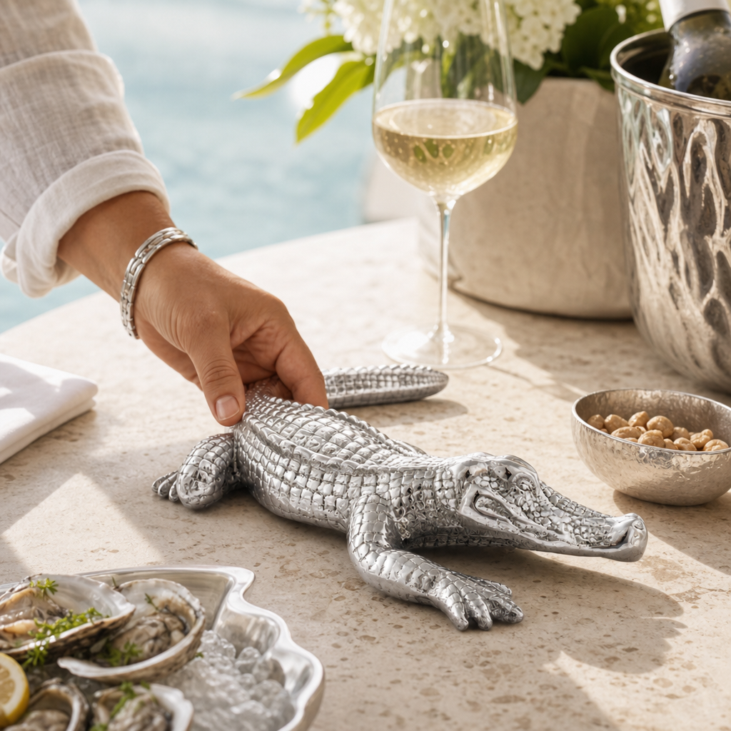 Alligator Large Figurine 4