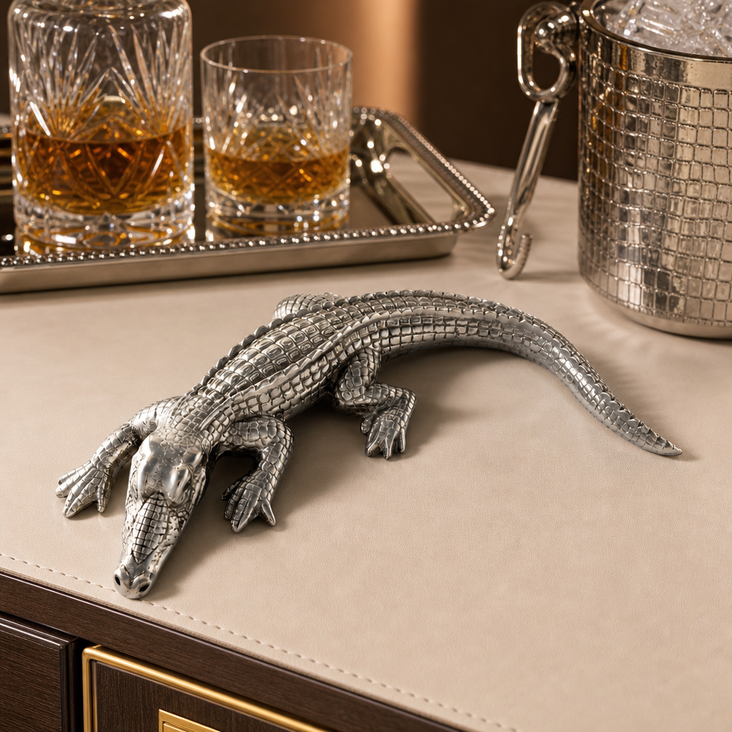 Alligator Large Figurine 3