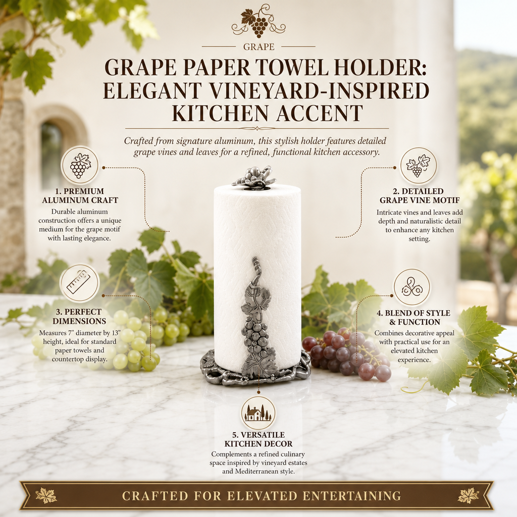 Grape Paper Towel Holder 10